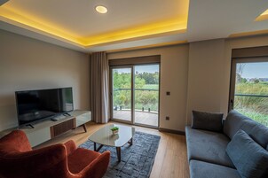 Smart TV 186 cm con canales de televisión vía satélite