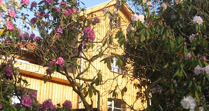 Vacation home Kleine-Bastei.de is the highest situated in the popular spa town of Rathen.