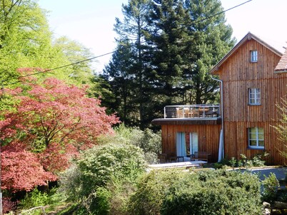 Vacation home Kleine-Bastei.de is the highest situated in the popular spa town of Rathen.