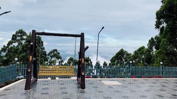 Blick von der Unterkunft