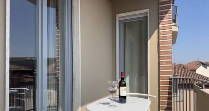 Im historischen Zentrum, mit Blick auf die Türme