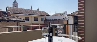 In the Historic Centre, with a View of the Towers