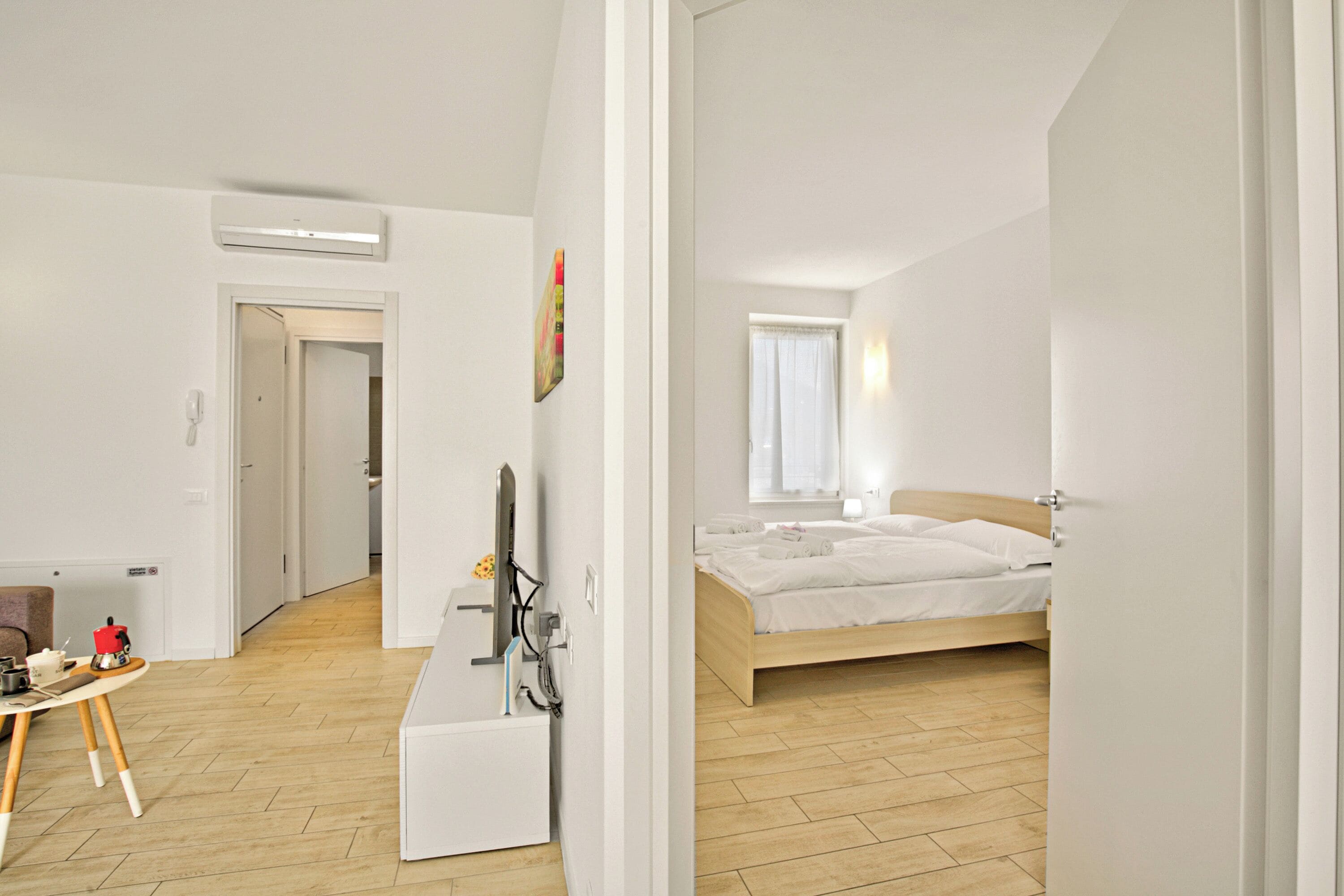 Standard-Apartment, Mehrere Schlafzimmer (Appartamento Dei Tigli) | 2 Schlafzimmer, kostenloses WLAN, Bettwäsche