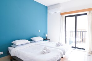 Departamento familiar, varias habitaciones (Exiles Bay - Camenzuli Apt 5) | 2 habitaciones, tabla de planchar con plancha y wifi gratis 