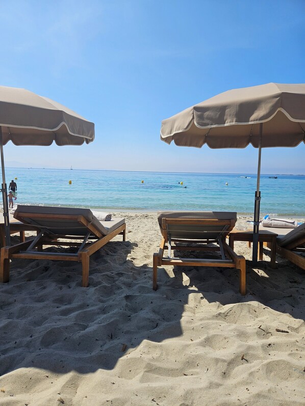 Accommodatie ligt op het strand