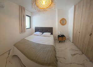 2 bedrooms, iron/ironing board, travel crib, WiFi