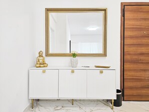 Deluxe appartement, uitzicht op de stad | Woonruimte