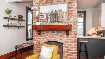 42-inch flat-screen TV with digital channels