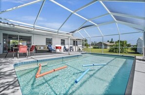 Alberca al aire libre 