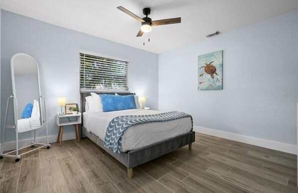 3 habitaciones, tabla de planchar con plancha y wifi gratis 