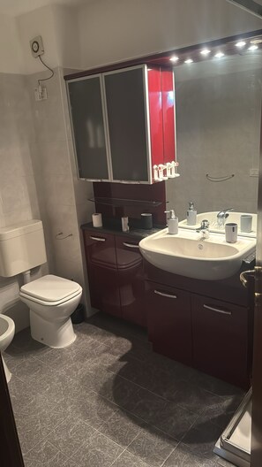 Shower, hair dryer, bidet, towels - Pop cozy loft (Milano)
