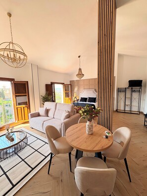 TV connectée, cheminée