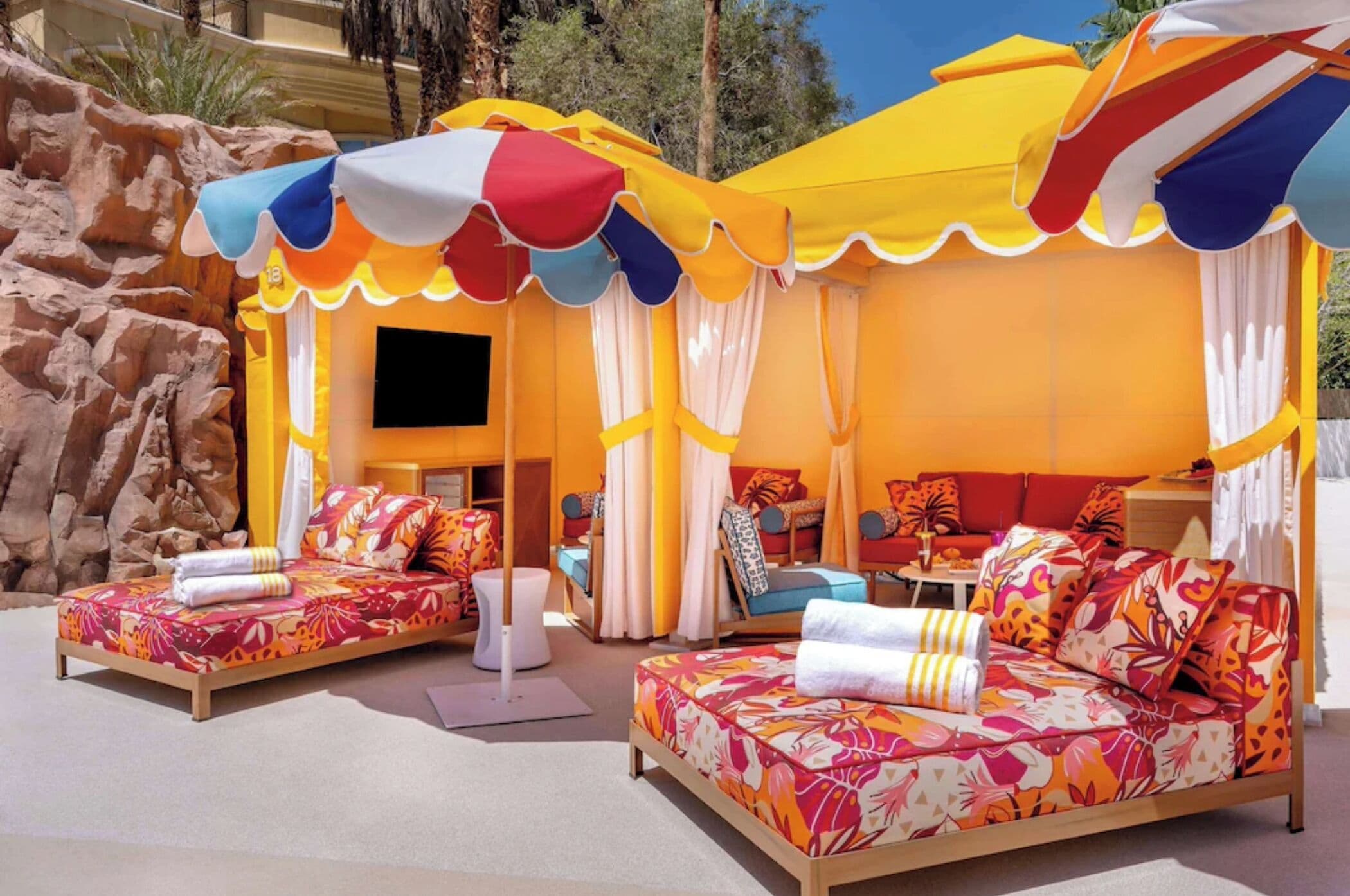 Seasonal outdoor pool, open 9:00 AM to 6:00 PM, cabanas (surcharge)