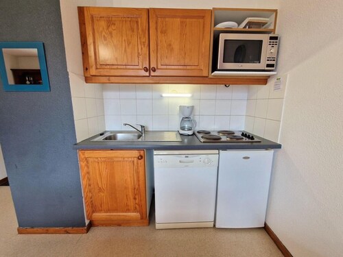 100m from ski slopes, 3rd floor, balcony, ski locker, 36m², Valfréjus