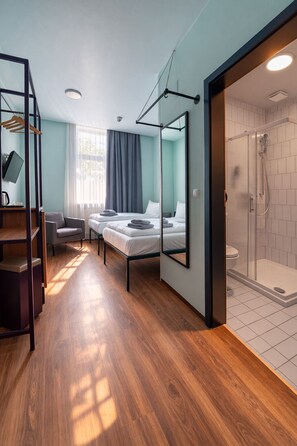 Phòng đôi phong cách cổ điển | Truy cập Internet không dây miễn phí, bộ trải giường 