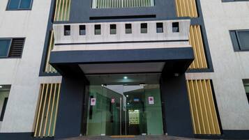 Voorkant van accommodatie