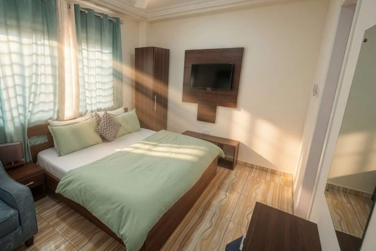 Villa de lujo, 1 cama Queen size, cocineta | Escritorio y wifi gratis