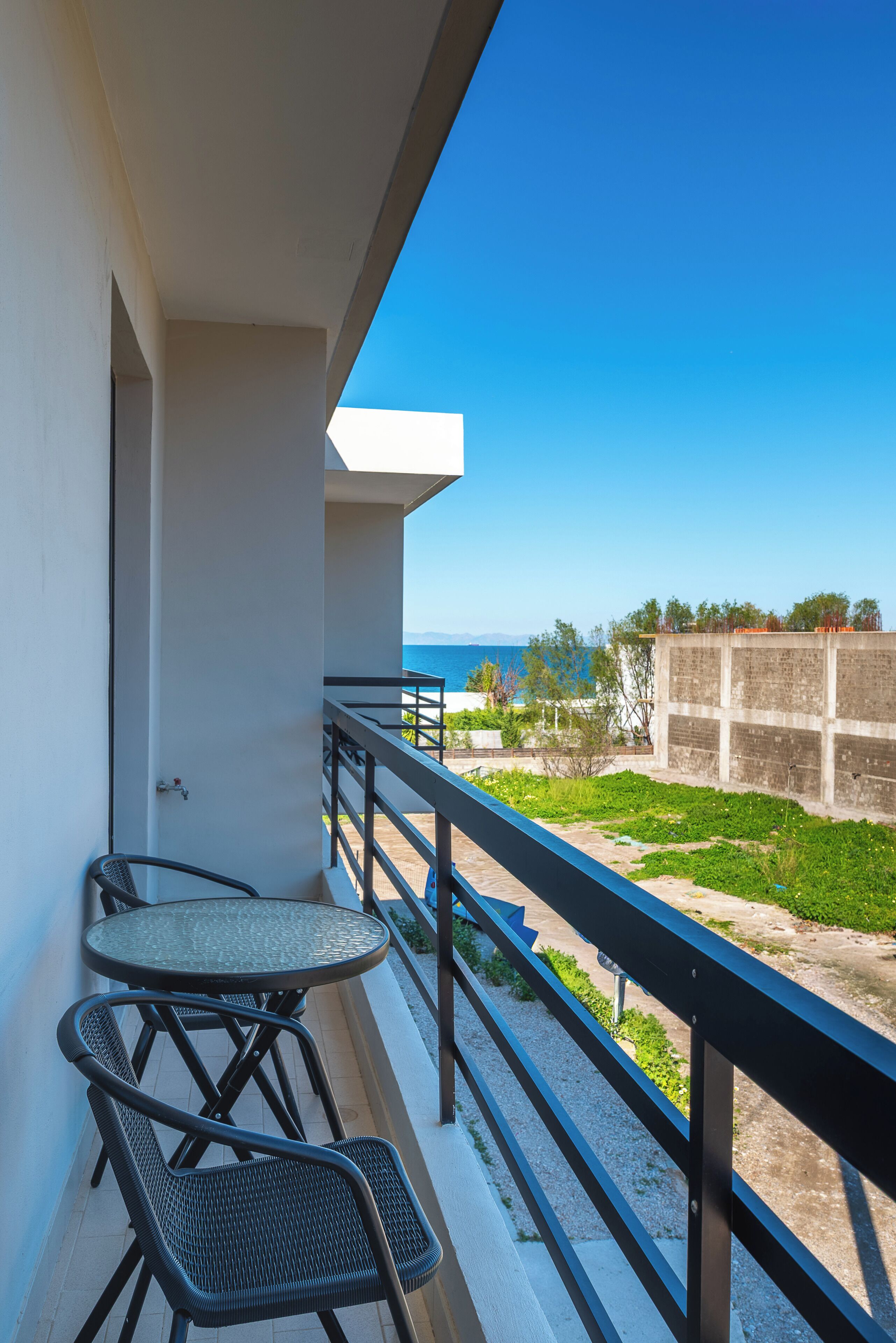 Junior Suite, Side Sea View | Parveke