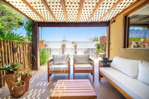 Deluxe huis, 4 slaapkamers, privézwembad | Terras