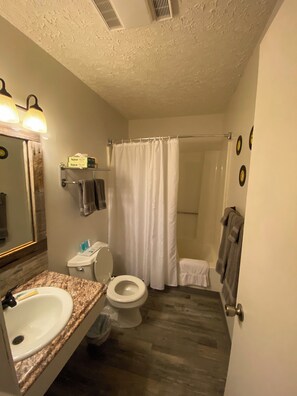Shower, towels
