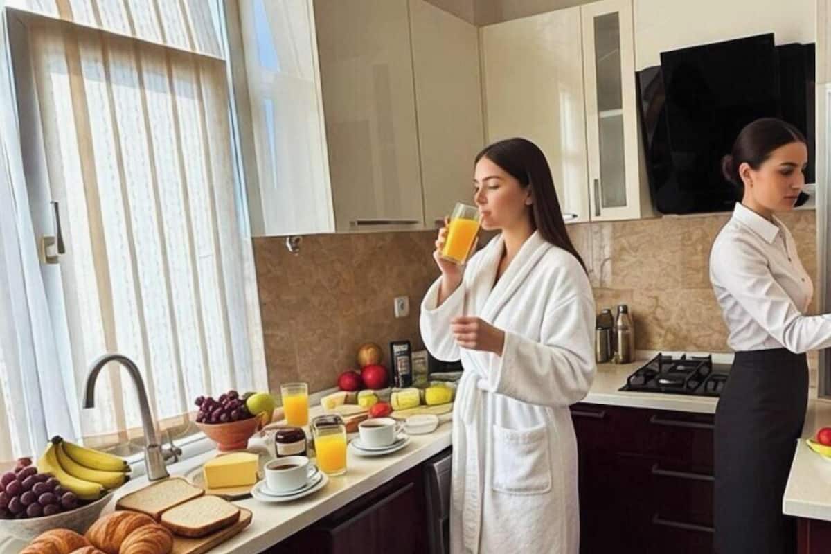 Køleskab, mikrobølgeovn, ovn, kogeplade