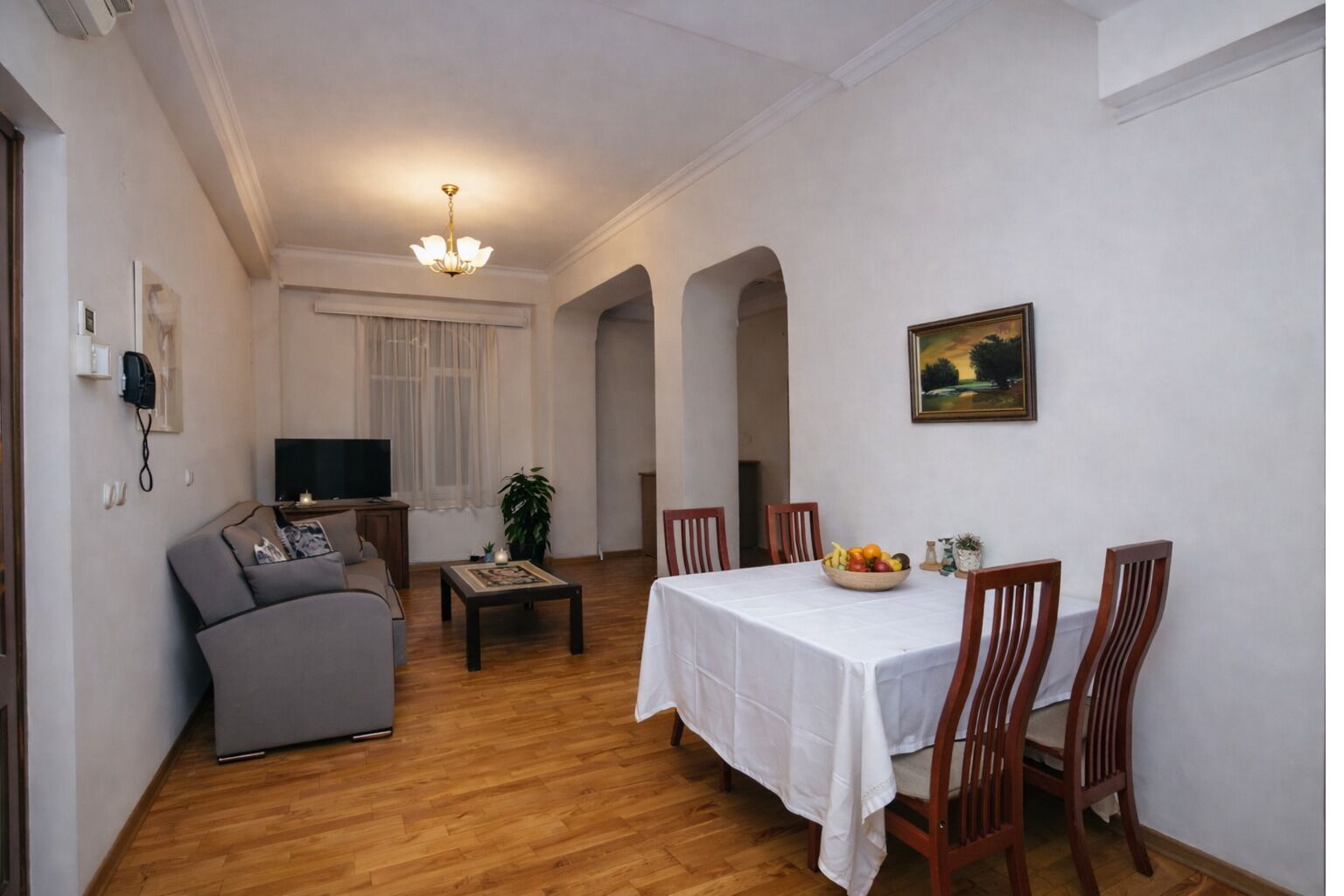 Appartement, niet-roken, keuken | Een bureau, een laptopwerkplek, verduisterende gordijnen