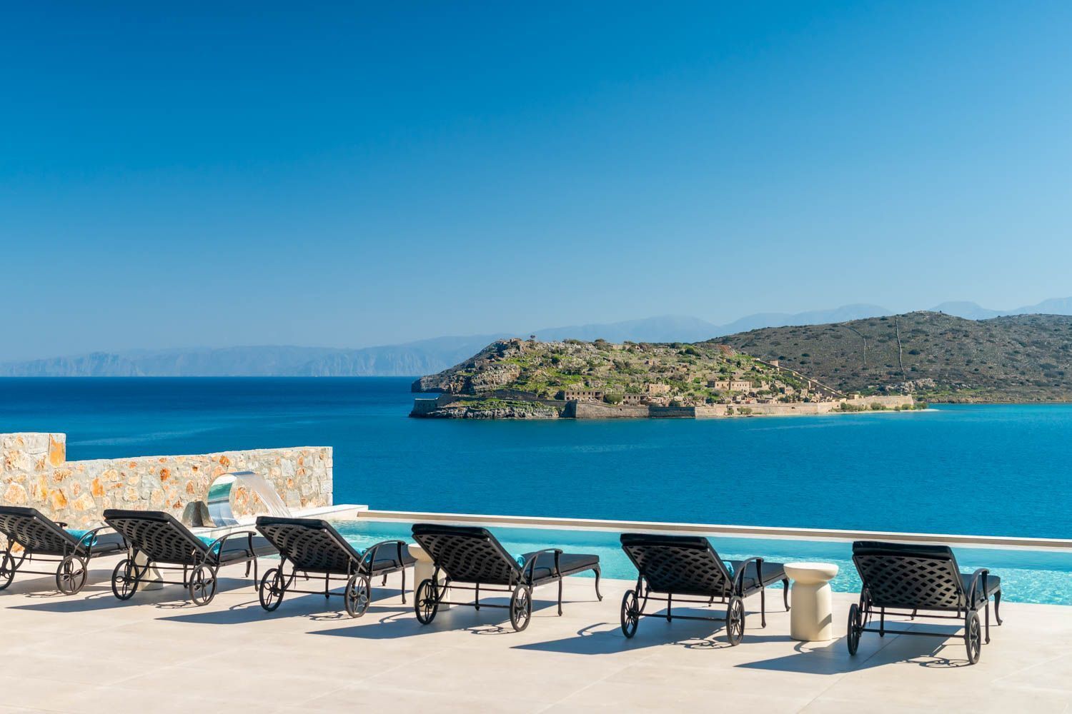 Una piscina riscaldata