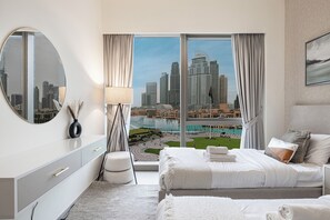 2 bedrooms, Egyptian cotton sheets, premium bedding, down duvets