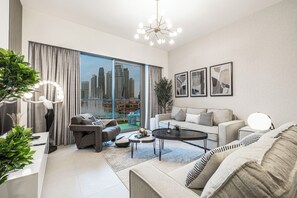 Luksusleilighet | Oppholdsområde