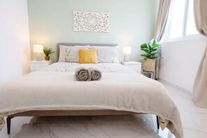 2 chambres, fer et planche à repasser, Wi-Fi, draps fournis