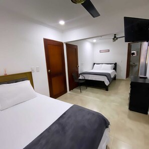 Tvåbäddsrum | 1 sovrum, gratis wi-fi och sängkläder