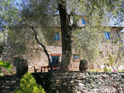 Beautiful and quiet country house for 9 people in the Ligurian olive groves