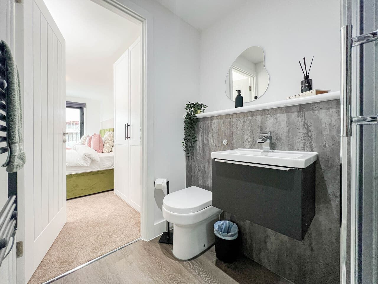 Towels, toilet paper