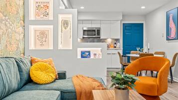 Standard Condo | Living area | 43-inch Smart TV with digital channels, Netflix, streaming services