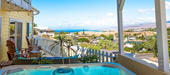 Beautiful home with incredible views, large deck & yard, pool, private hot tub