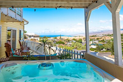 Beautiful home with incredible views, large deck & yard, pool, private hot tub