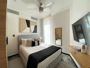 2 slaapkamers, een strijkplank/strijkijzer, wifi, beddengoed