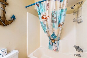 Hair dryer, towels