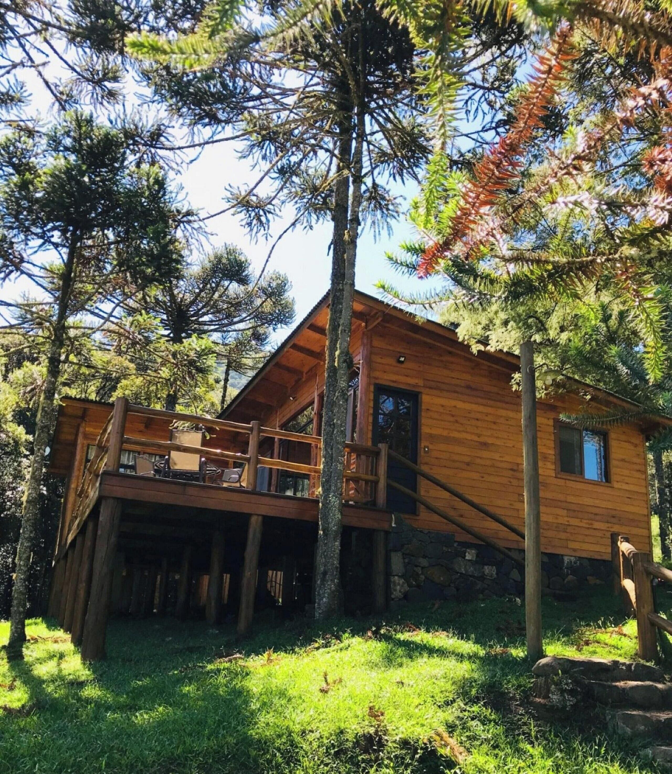 Cabana Amora \- Fruta Fina \- Urubici | Näkymä puutarhaan