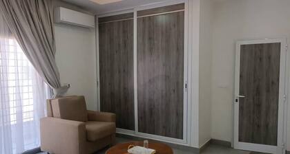 Very spacious room with double bed, private bathroom and balcony