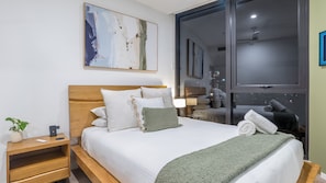 2 chambres, bureau, Wi-Fi gratuit, draps fournis
