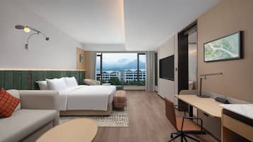Chambre Deluxe, 1 très grand lit | Salle de bain
