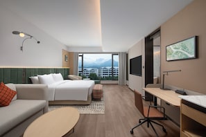 Deluxe-Zimmer, 1 King-Bett | Badezimmer | Haartrockner, Hausschuhe