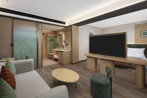 Kamar Deluks, 1 Tempat Tidur King | Area keluarga