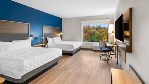 Kamer, 2 queensize bedden | Een strijkplank/strijkijzer, gratis wifi