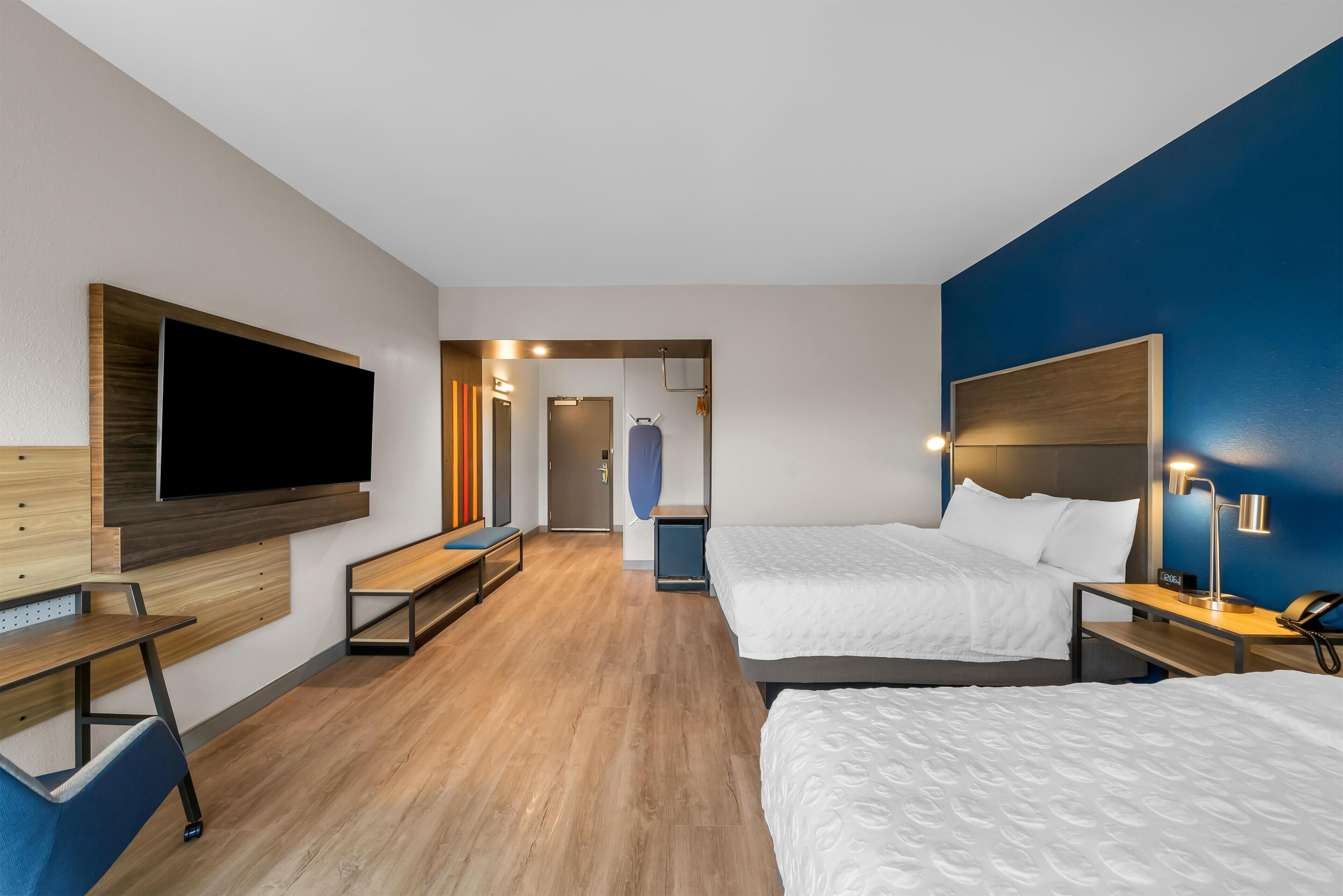 Room, 2 Queen Beds | Iron/ironing board, free WiFi