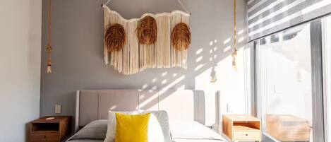 1 slaapkamer, een strijkplank/strijkijzer, wifi, beddengoed