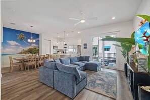 Smart TV, music library, video library