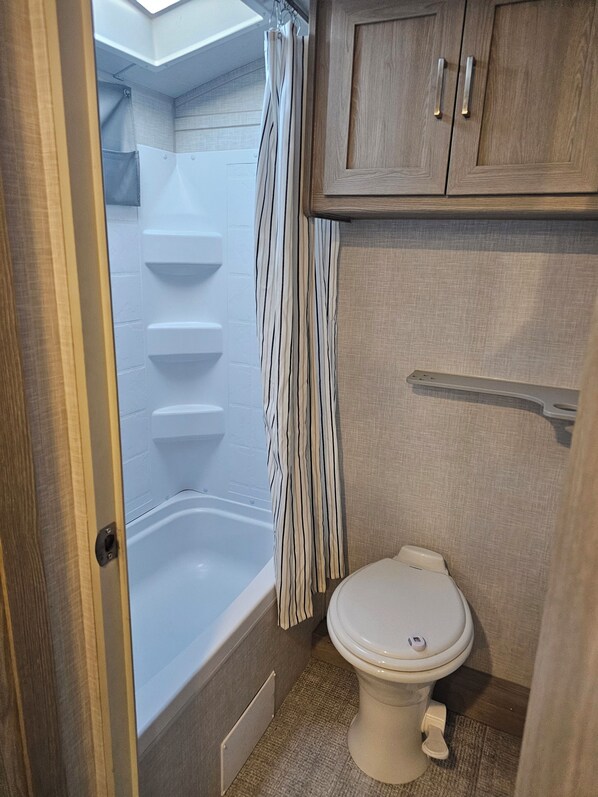 Towels, soap, toilet paper