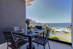 Studio, Balcony, Partial Ocean View | Terrace/patio